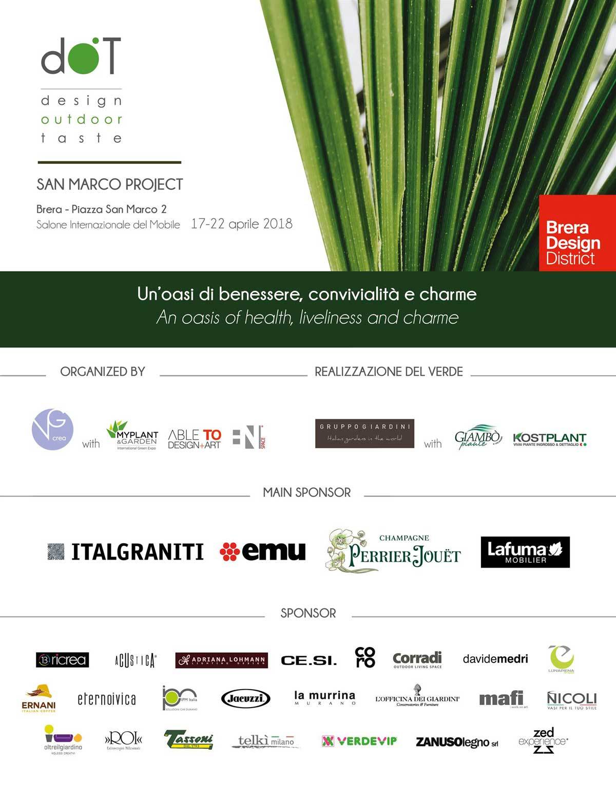 Invito dOT Fuorisalone 2018 Milano