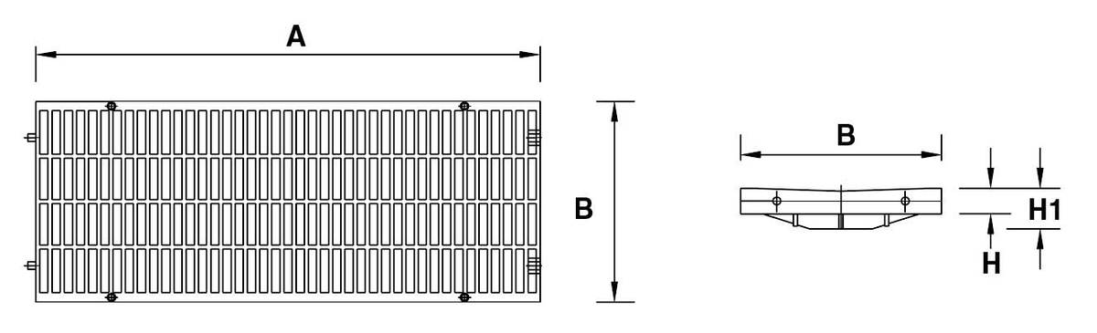 schema griglia canaletta