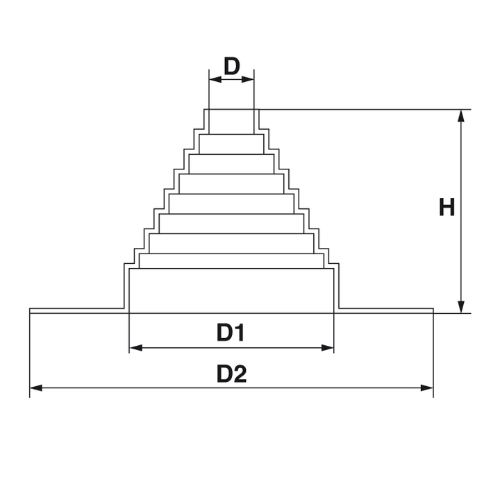 TPO base fitting for pipes