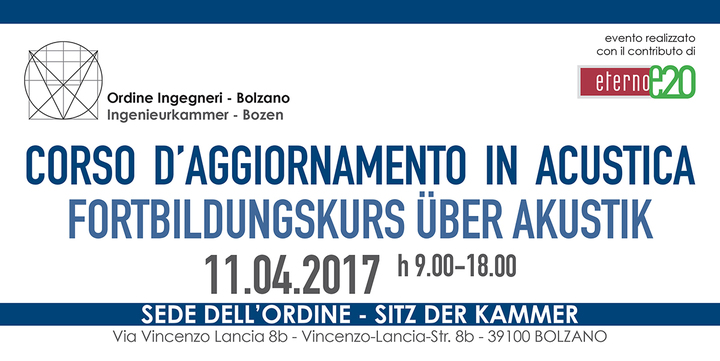 Corso d'aggiornamento in Acustica