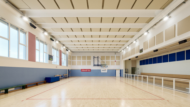 Phonolook Solution: the perfect solution for the acoustic comfort for the Gym of th Efrem Reatto School in Valdobbiadene