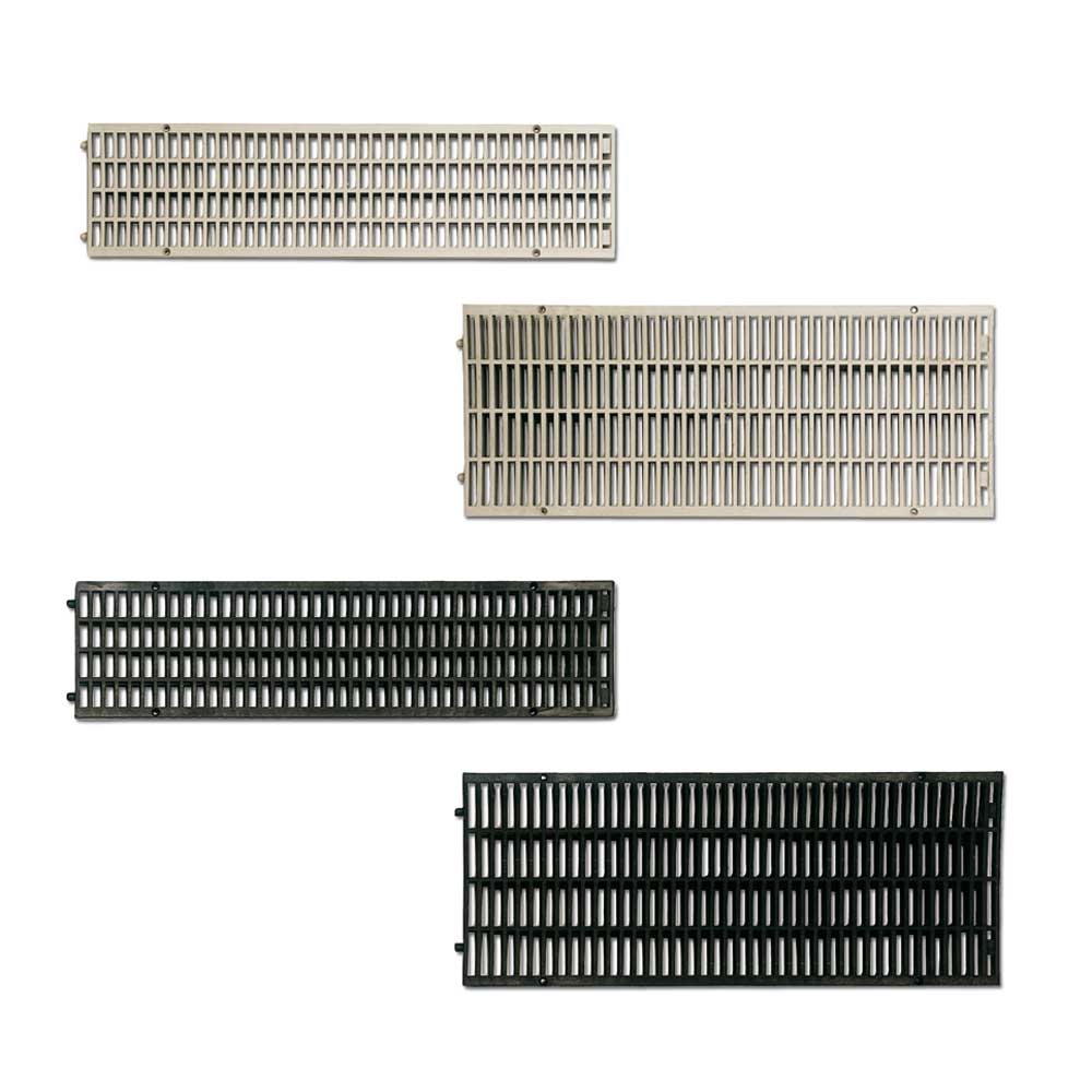 Polypropylene grating for modular channel