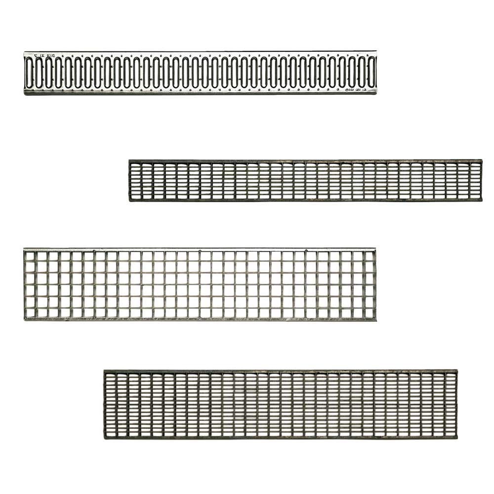 Griglie metalliche per canaletta classe A15 e B125